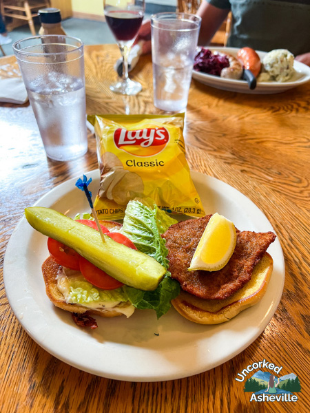 Berliner Kindl German Restaurant Sandwich Black Mountain NC