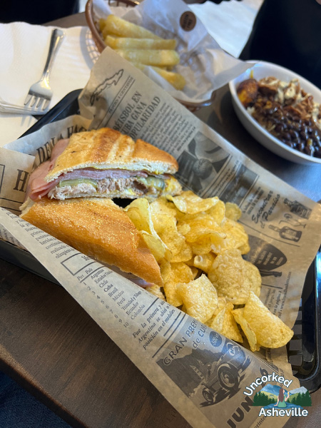Cousins Cuban Cafe Black Mountain NC Cuban Sandwich