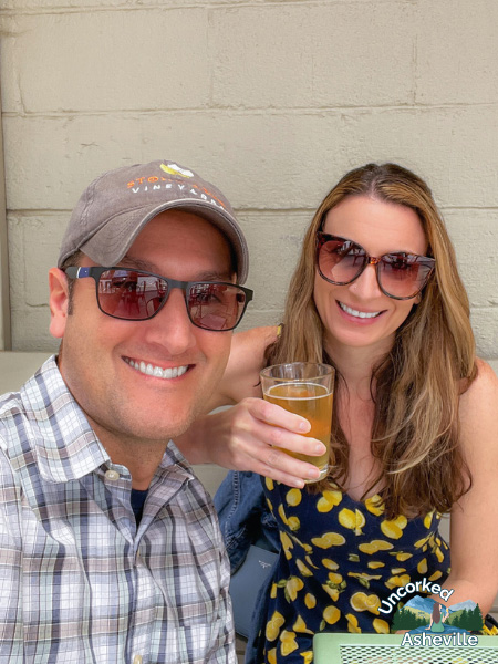Selfie with beer at Eluvium Brewing Co.