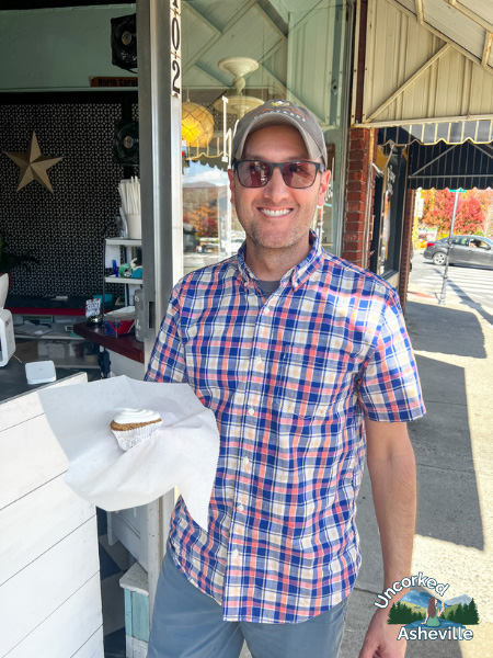 Tom with Hey Hey Cupcake Black Mountain NC