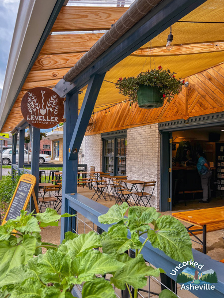 Leveller Brewing Co Weaverville NC Outside Taproom
