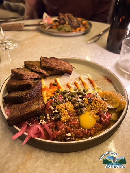The Pure And Proper steak tartare Black Mountain NC