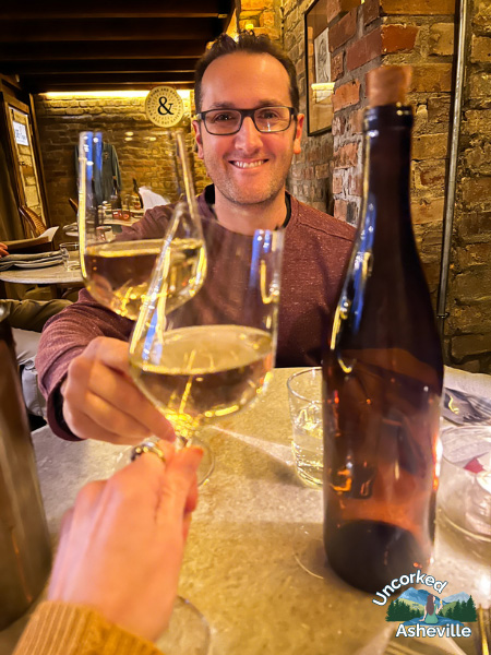 The Pure And Proper wine cheers Black Mountain NC