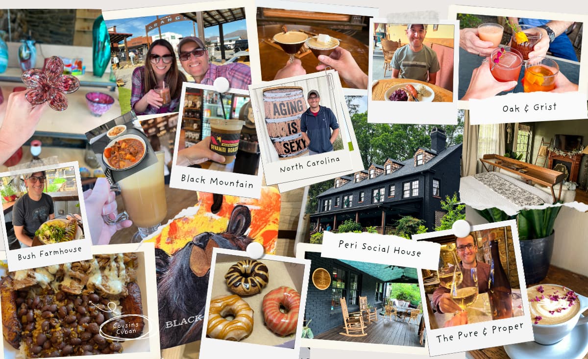 Things to do Black Mountain NC collage