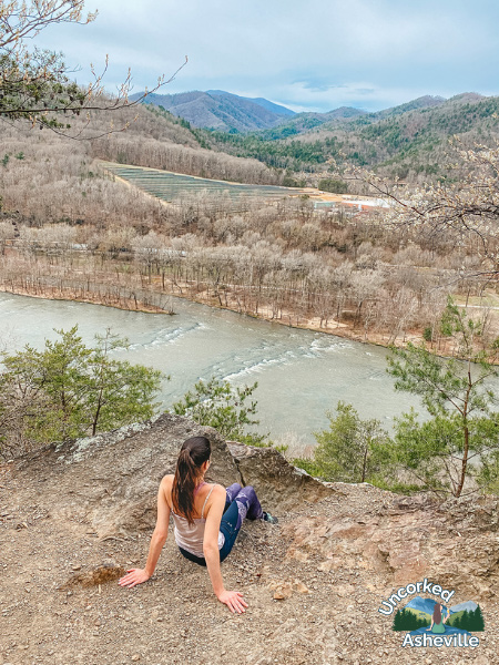 Christine on Lovers Leap Trail Hot Springs NC