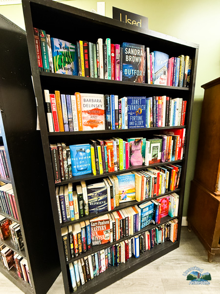FireLight Book & Candle bookshelf Blowing Rock NC