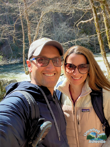 Laurel River Trail Selfie Marshall NC