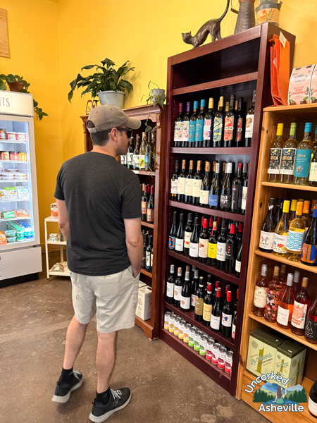Madison Natural Foods Tom Wine Shopping Marshall NC