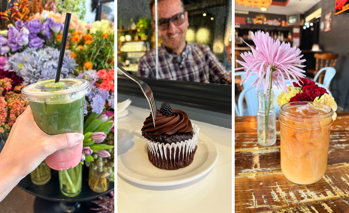 Best Coffee Shops Asheville NC photo collage