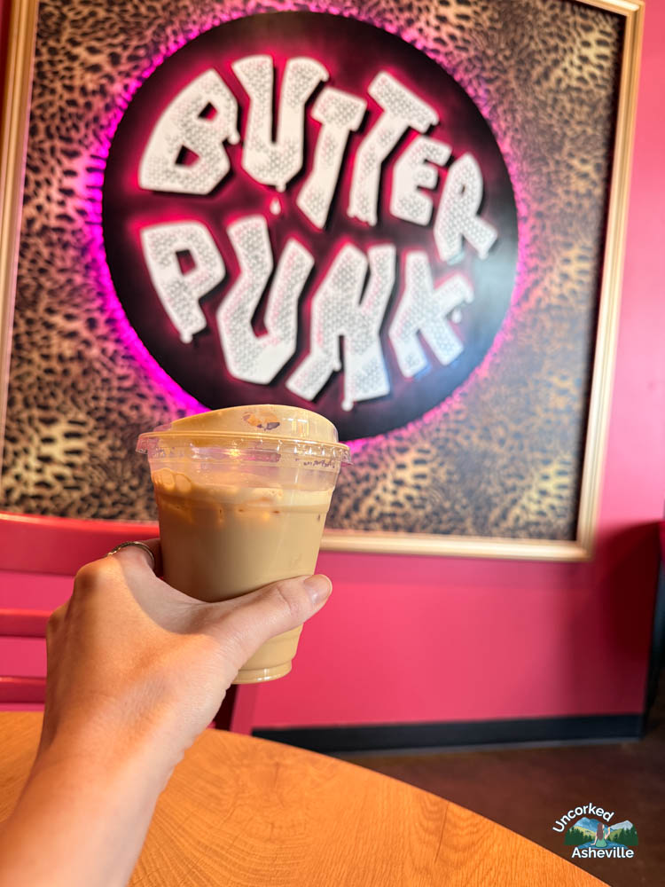 ButterPunk AVL Iced Latte Asheville NC
