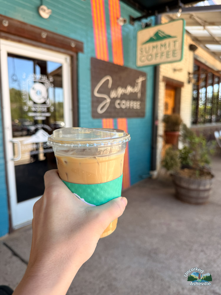 Summit Coffee Iced Latte RAD Asheville NC