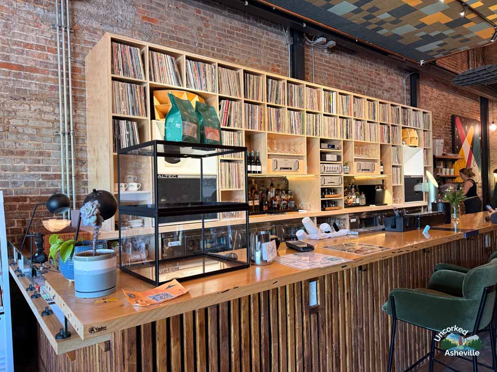 Summit Coffee RAD Asheville Vinyl Coffee bar