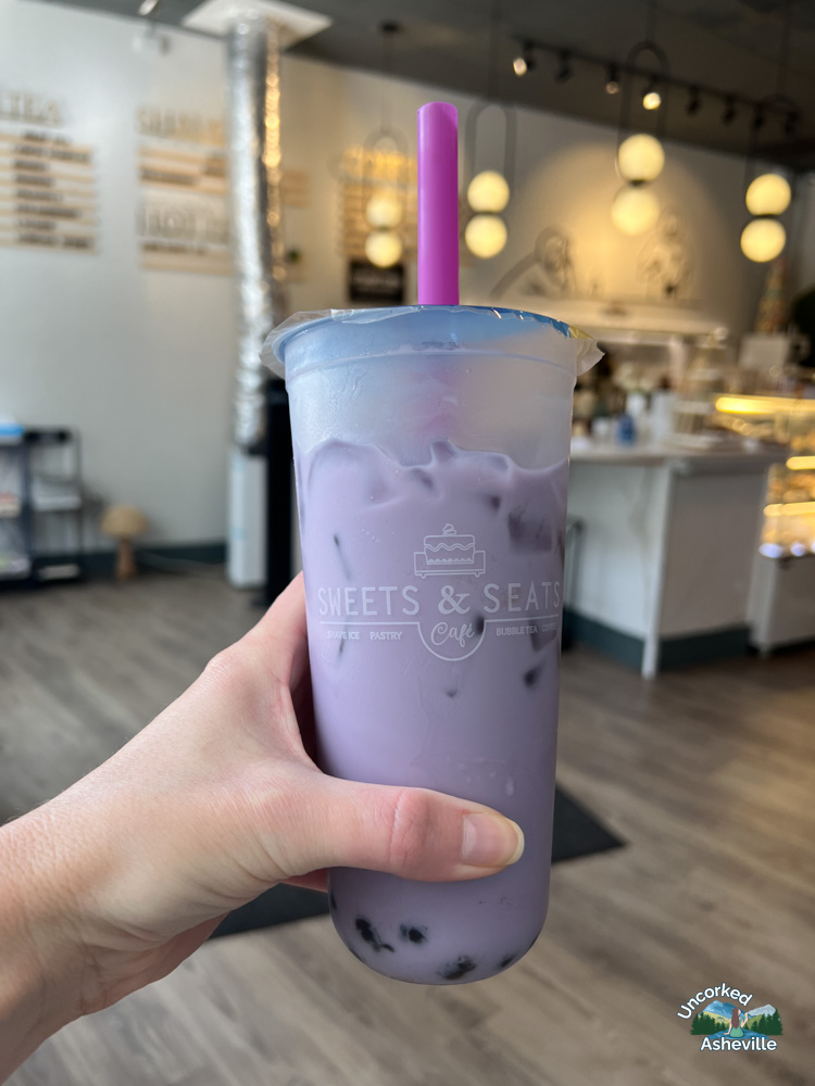 Sweets and Seats Bubble tea Downtown Asheville NC