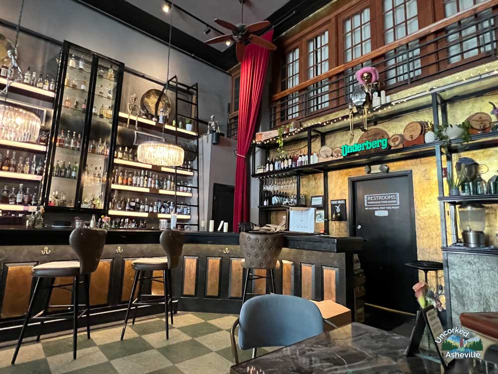 Times Bar Coffee Shop interior Asheville NC