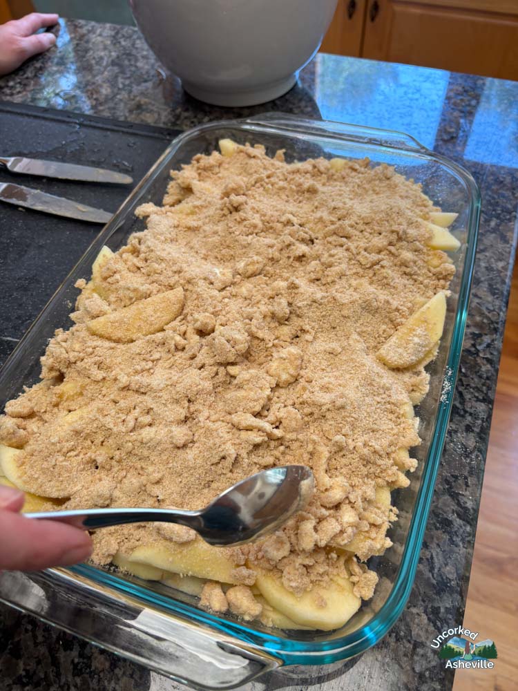 Homemade Apple Crisp Asheville NC