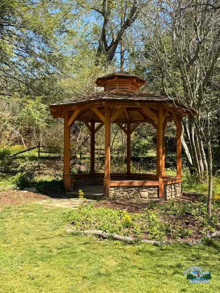 Asheville Botanical Garden gazebo NC