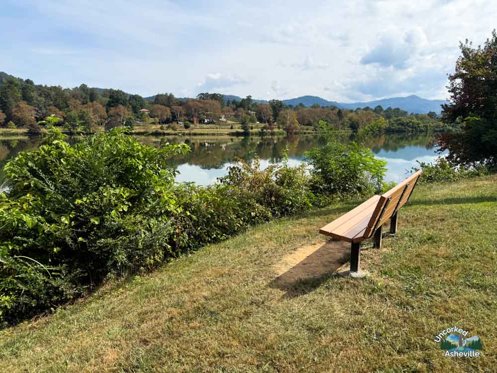 Bench Beaver Lake Perimeter Trail Asheville NC