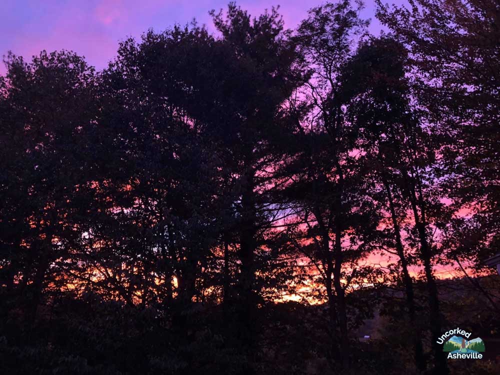 Fall Asheville NC Sunset