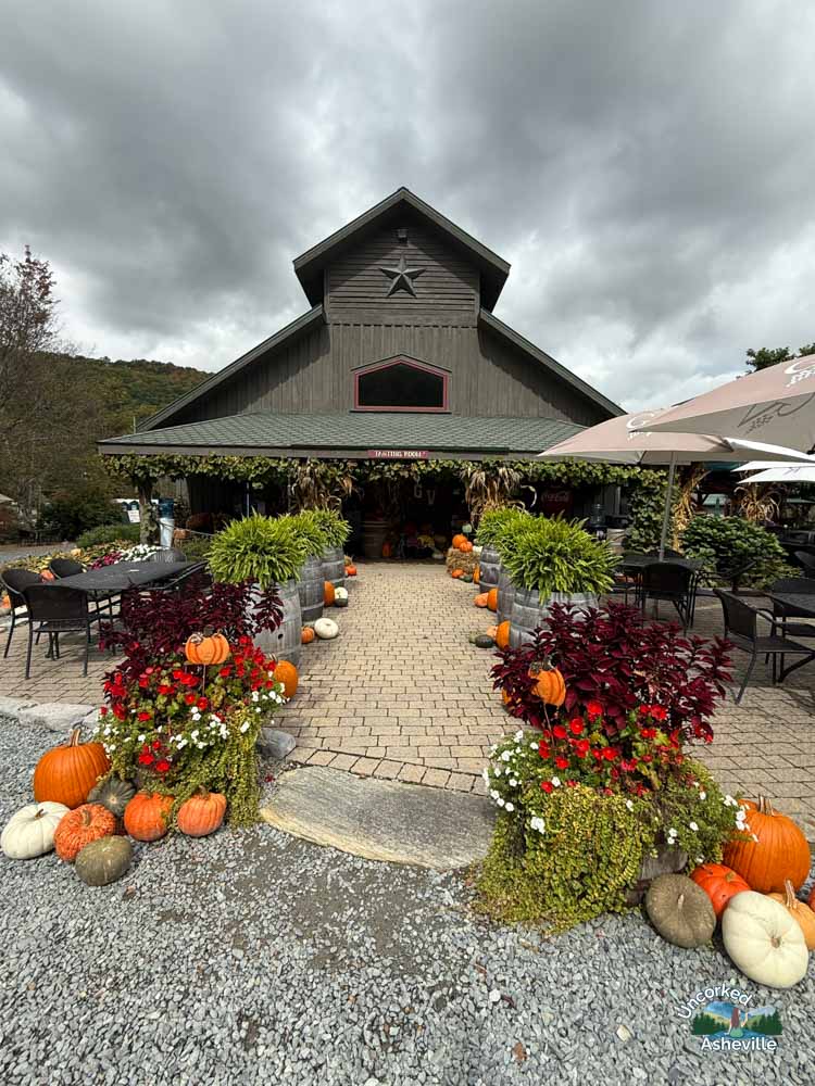 Grandfather Vineyard Winery Banner Elk NC in October