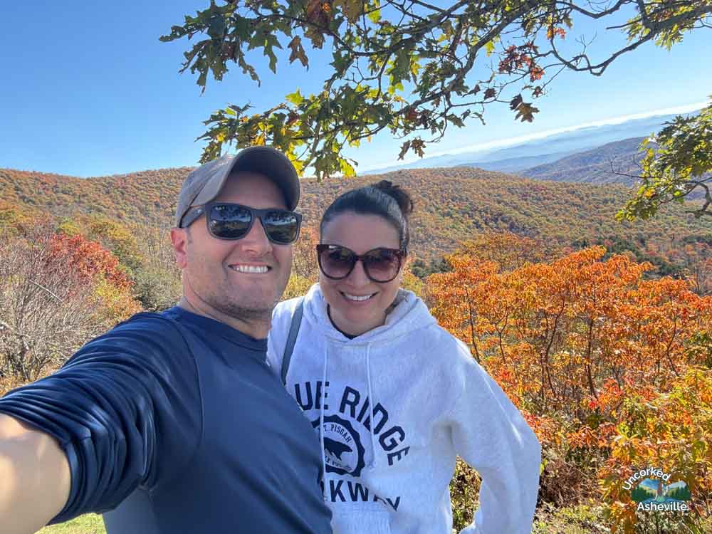Pisgah Inn Fall Selfie Blue Ridge Parkway NC
