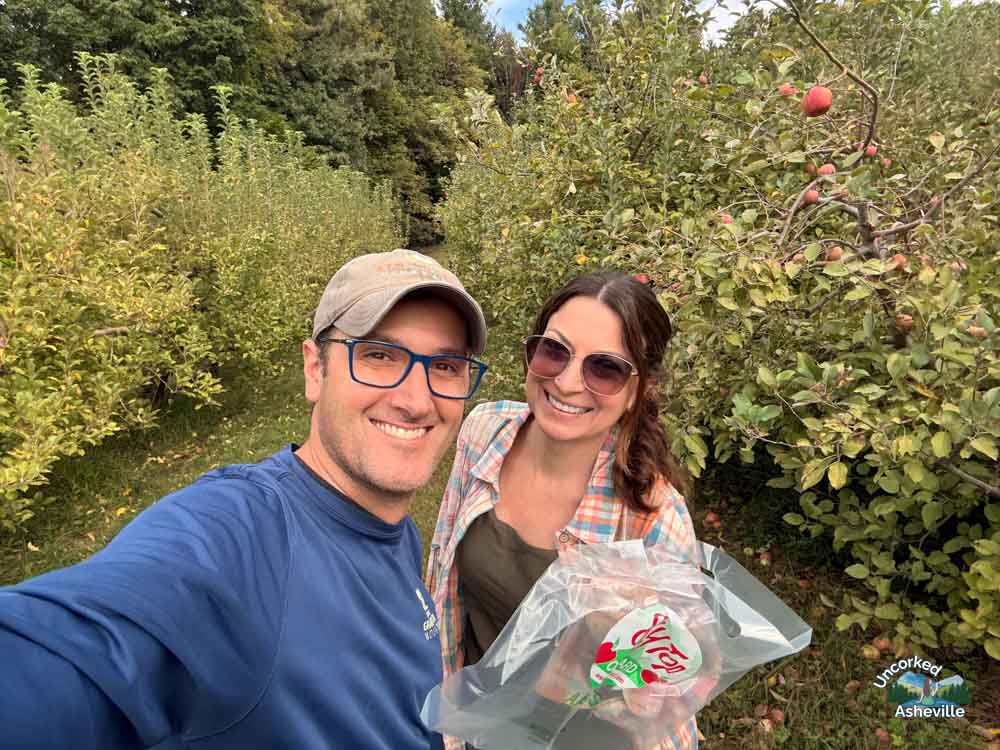 Selfie Sky Top Orchard apple picking Flat Rock NC