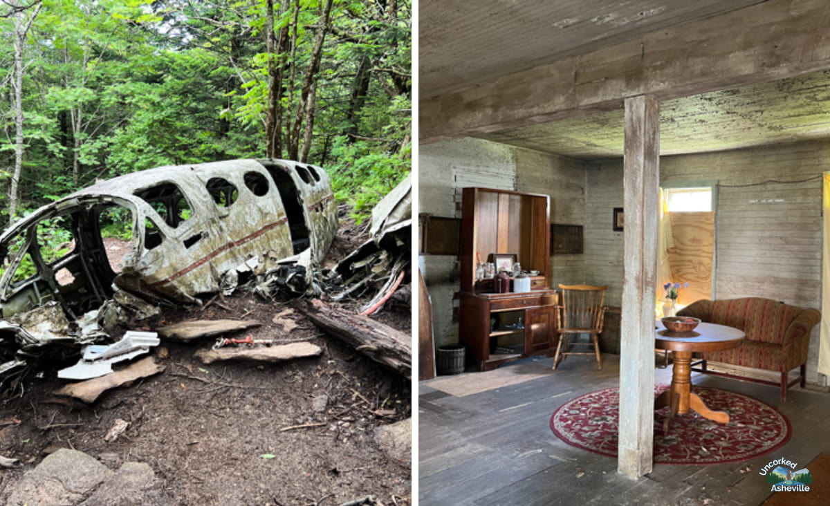 Abandoned Places NC Henry River Mill Village and plane crash