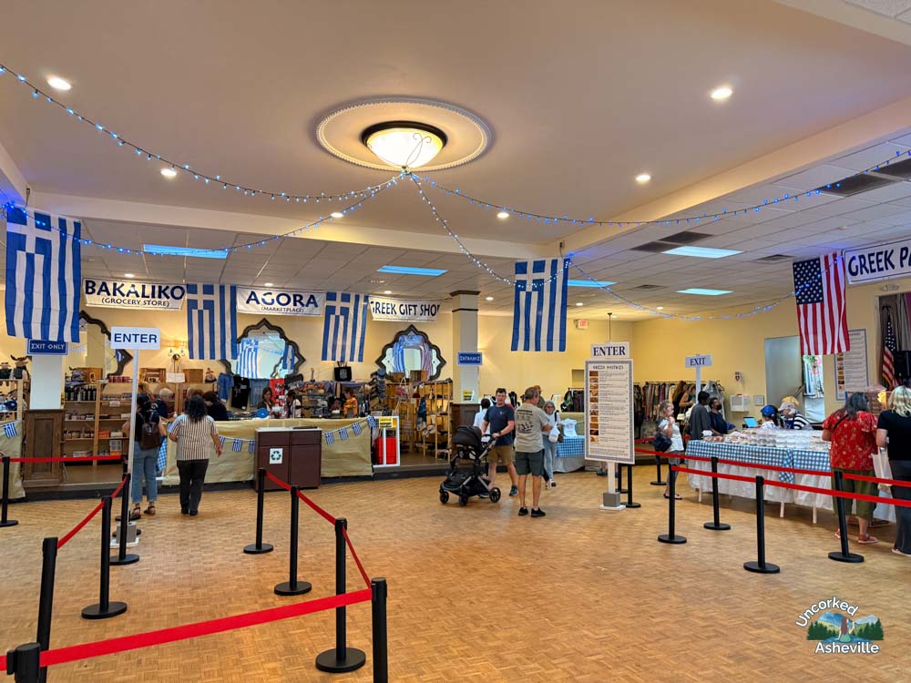 Asheville NC Greek Festival Food and Shopping