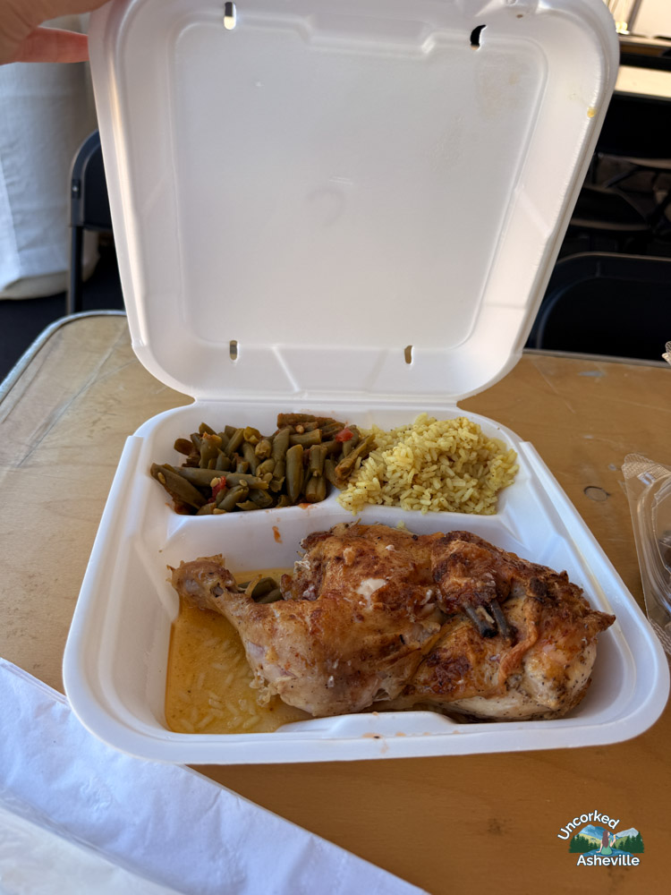 Grecian Chicken Plate Asheville Greek Festival NC