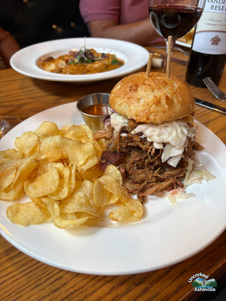 Stable Cafe Biltmore Estate BBQ Pork Sandwich Asheville NC