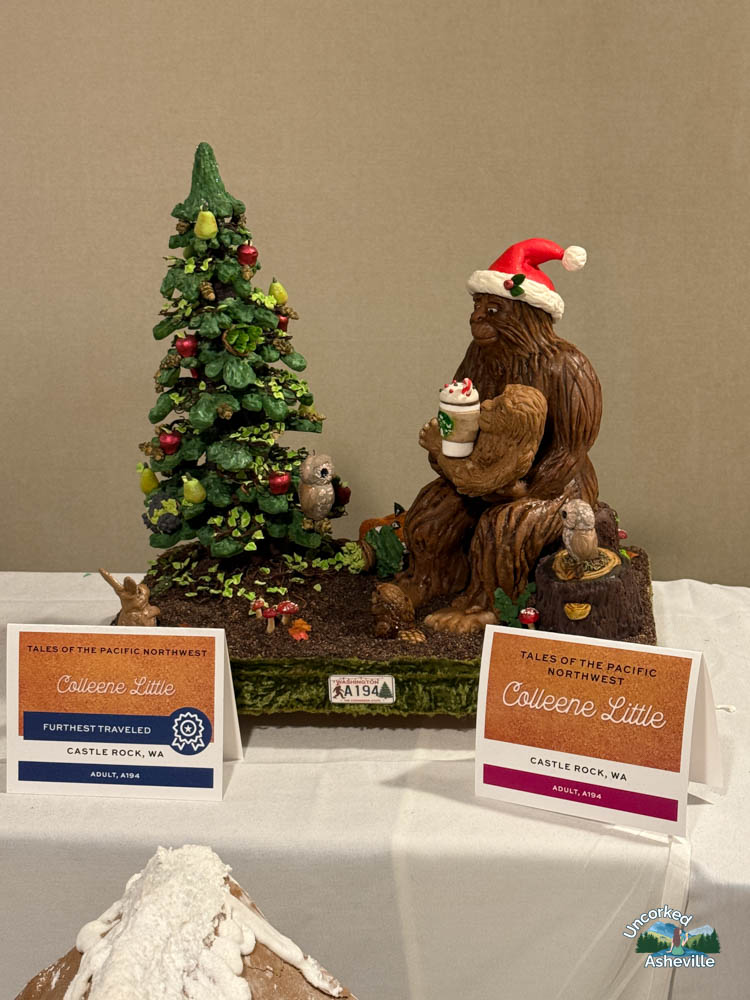 Gingerbread House Competition Bigfoot Asheville NC