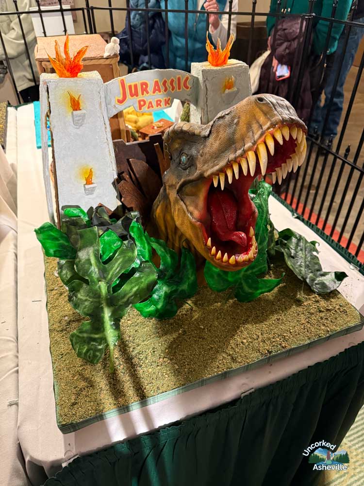 Gingerbread House Competition Dinosaur Grove Park Inn Asheville NC
